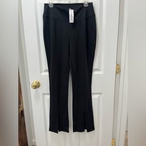 Cut leg dress pants